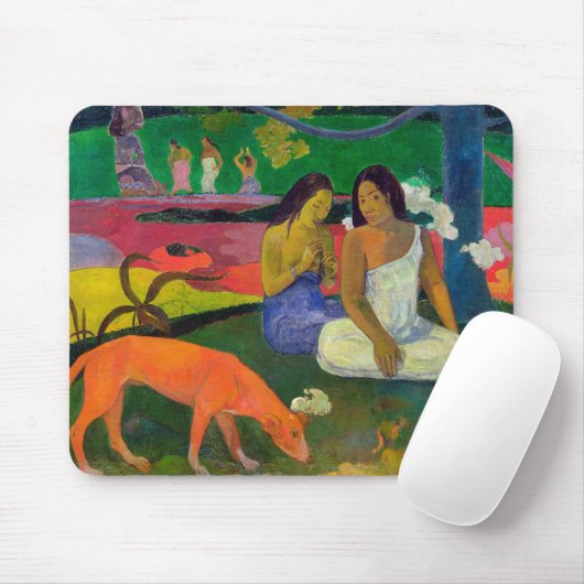 Paul Gauguin | Arearea, 1892 Mousepad (Mit Mouse)