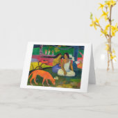 Paul Gauguin | Arearea (der rote Hund), 1892 Karte (Gelbe Blume)