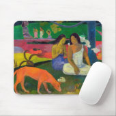 Paul Gauguin | Arearea (der rote Hund), 1892 Mousepad (Mit Mouse)