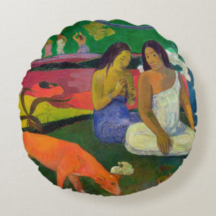 Paul Gauguin   Arearea (der rote Hund), 1892 Rundes Kissen