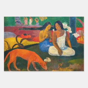 Paul Gauguin - Arearea / Der rote Hund Geschenkpapier Set