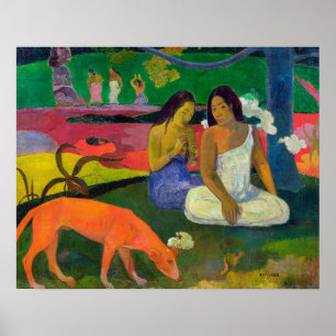 Paul Gauguin   Arearea (The Red Dog), 1892 Poster