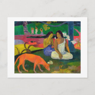 Paul Gauguin   Arearea (The Red Dog), 1892 Postkarte