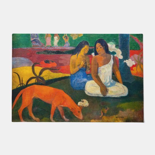 Paul Gauguin - Arearea / The Red Dog Fußmatte (Vorderseite)