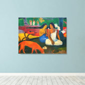 Paul Gauguin - Arearea / The Red Dog Leinwanddruck (Insitu (Holzboden))