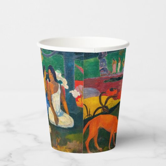 Paul Gauguin - Arearea / The Red Dog Pappbecher (Rechts)