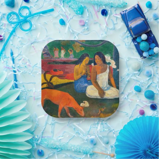 Paul Gauguin - Arearea / The Red Dog Pappteller (Party)