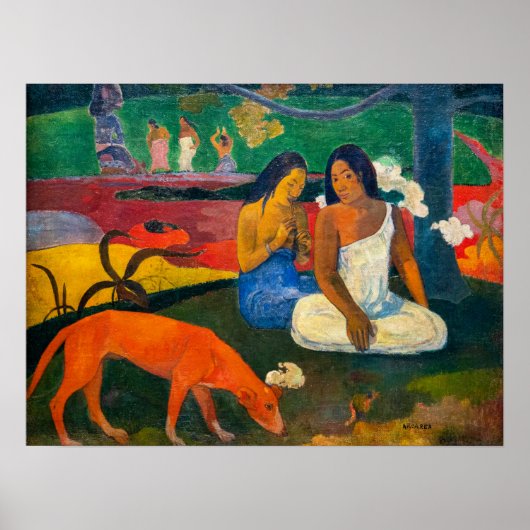 Paul Gauguin - Arearea / The Red Dog Poster (Vorne)