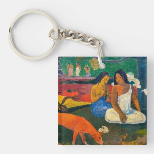 Paul Gauguin - Arearea / The Red Dog Schlüsselanhänger (Vorderseite)