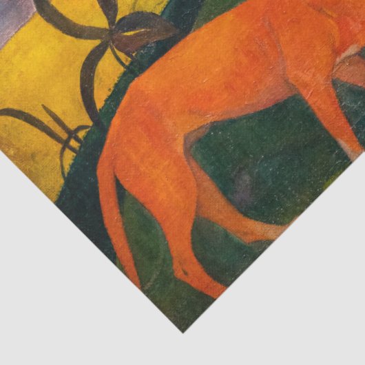Paul Gauguin - Arearea / The Red Dog Seidenpapier (Detail)
