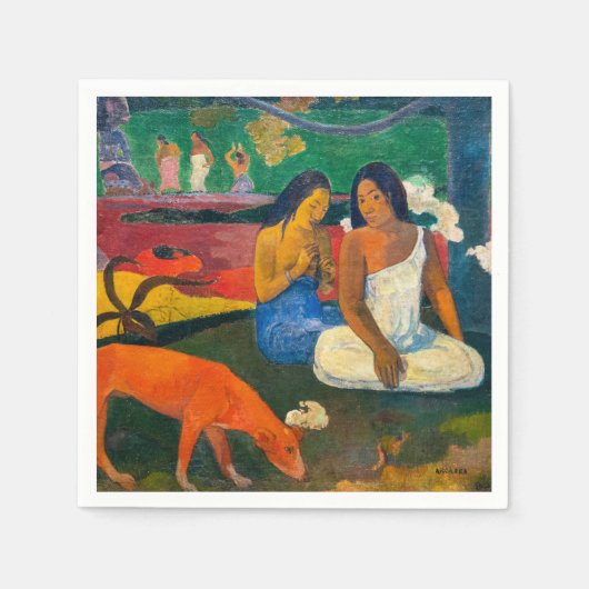 Paul Gauguin - Arearea / The Red Dog Serviette (Vorderseite)