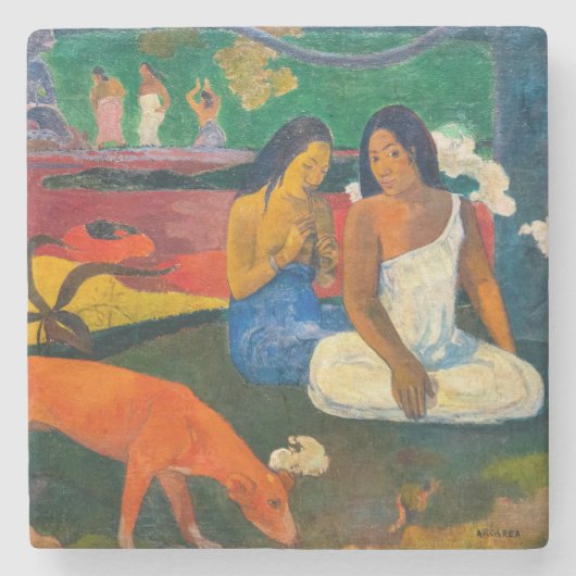 Paul Gauguin - Arearea / The Red Dog Steinuntersetzer (Vorderseite)