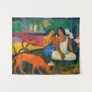 Paul Gauguin - Arearea / The Red Dog Wandteppich
