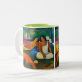 Paul Gauguin - Arearea / The Red Dog Zweifarbige Tasse (Vorderseite Links)
