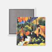 Paul Gauguin Art: Der Moment der Wahrheit II Magnet (Vorderseite/Rückseite)