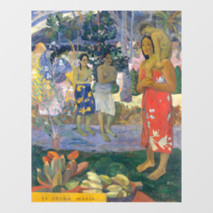 Paul Gauguin - Ave Maria / Ia Orana Maria Fensteraufkleber