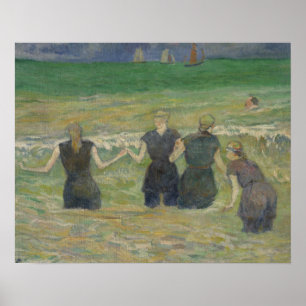 Paul Gauguin - badende Frauen Poster