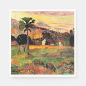 Paul Gauguin berühmtes Bild, Komm her, Serviette (Vorderseite)