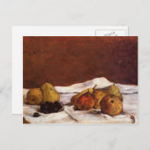 Paul Gauguin- Birnen und Trauben Postkarte (Vorne/Hinten)