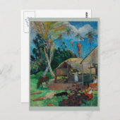 Paul Gauguin Black Pigs Postkarte (Vorne/Hinten)