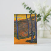 Paul Gauguin - Blaue Bäume Postkarte (Stehend Vorderseite)