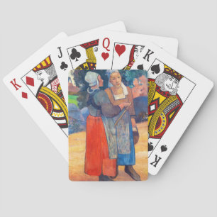 Paul Gauguin - Bretonische Bäuerinnen Spielkarten