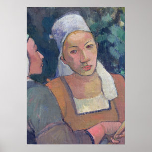 Paul Gauguin   Bretonische Bauern, 1894 (Kanuöl) Poster