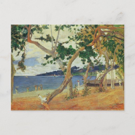 Paul Gauguin By the Seashore, Martinique 1887 ( Postkarte (Vorderseite)