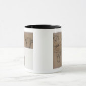 Paul Gauguin | Cinq Croquis de Tete de vache (penc Tasse (Zentrum)