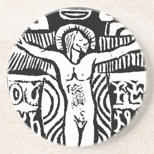 Paul Gauguin Crucifix Design Untersetzer (Vorne)