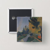 Paul Gauguin | das Alyscamps, Arles, 1888 Button (Vorne & Hinten)