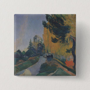 Paul Gauguin das Alyscamps, Arles, 1888 Button