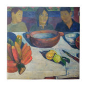 Paul Gauguin - Das Essen / Bananen Fliese (Vorderseite)