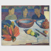 Paul Gauguin - Das Essen / Bananen Geschenkpapier (Flach)