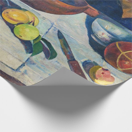 Paul Gauguin - Das Essen / Bananen Geschenkpapier (Ecke)