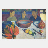 Paul Gauguin - Das Essen / Bananen Geschenkpapier Set (Vorderseite 2)