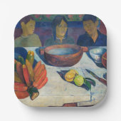 Paul Gauguin - Das Essen / Bananen Pappteller (Vorderseite)