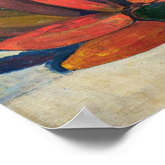 Paul Gauguin - Das Essen / Bananen Poster (Ecke)