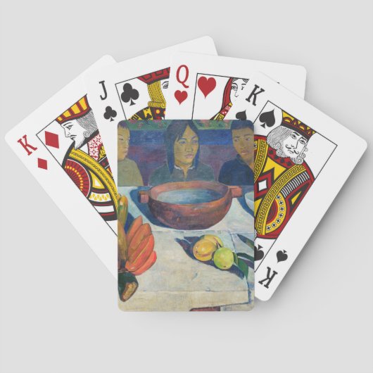 Paul Gauguin - Das Essen / Bananen Spielkarten (Rückseite)