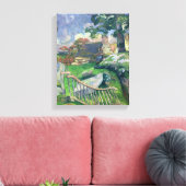 Paul Gauguin | Das Holztor oder, der Schweinehalte Leinwanddruck (Insitu (Wohnzimmer))