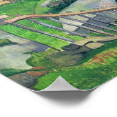 Paul Gauguin | Das Holztor oder, der Schweinehalte Poster (Ecke)