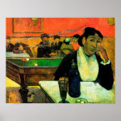 Paul Gauguin: Das Nachtcafé, Arles Poster (Vorne)