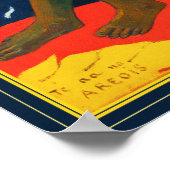 Paul Gauguin Das Saatgut der Areoi Poster (Ecke)