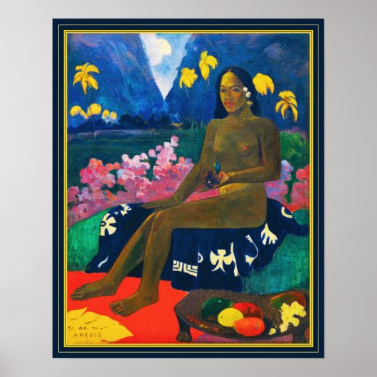 Paul Gauguin Das Saatgut der Areoi Poster (Vorne)