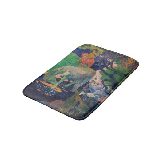 Paul Gauguin - Das Weiße Pferd Badematte (Schrägansicht)