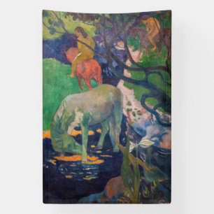Paul Gauguin - Das Weiße Pferd Banner