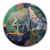 Paul Gauguin - Das Weiße Pferd Keramikknauf (Vorderseite)