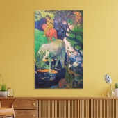 Paul Gauguin - Das Weiße Pferd Leinwanddruck (Insitu (Wohnzimmer))