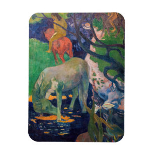 Paul Gauguin - Das Weiße Pferd Magnet