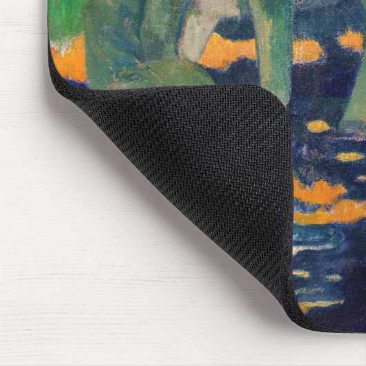 Paul Gauguin - Das Weiße Pferd Mousepad (Ecke)